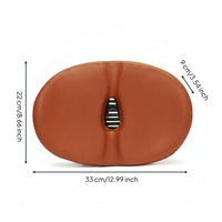 Noseless Cycle Seat Breathable Wide Bike Seat Universal Fit for Long Distance Riding