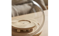 Acrylic Cat Dome Bed Built-in Balls Rotating Cat Bed Pet Furniture Round