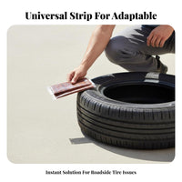 50 Strips Punctures Puncture Seal String Emergency Fix Tubeless Tire Repair Set Heavy Duty Vehicle Maintenance Supply Easy to Use for Auto Mechanics, DIY Enthusiasts, Not on-the-Road Riders, Garage, Workshop, Farm