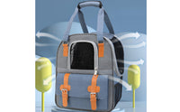 Soft-Sided Pet Carrier Backpack Breathable Backpack with Mesh Panels Handsunobstructed Covered Pet Bag Ventilated for Cat Owners, Vet Visits, Commuting