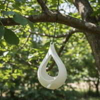 Creative Design Hanging Bird Feeder Droplet Shape Outdoor Bird Feeder Easy to Hang Pet Supply Weather-Resistant for Yard