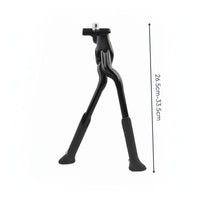 Folding Design Adjustable Aluminum Cycle Kickstand Stable Parking Support Center Mount Bike Stand Non-Slip Sole for Commuting