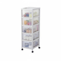 Multi-Tier Wheeled Storage Wheeled Storage Organizer Space Saving Rolling