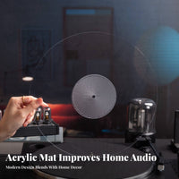 12 Inch Vinyl Player Mat Universal Fit 12 Inch Turntable Mat Precision Machined