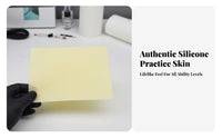 Realistic Texture Blank Practice Sheet Holds Ink Well Simulation Skin Flexible Design Art Supply Portable for Beginners, Apprentices