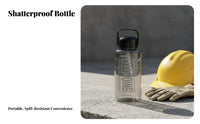 Shatter-Proof Large Capacity Water Bottle High Temperature Resistant Large Capacity Sports Bottle Long-Lasting for Office Workers, Hiking