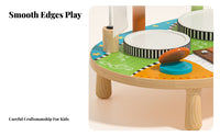Educational Kids Drum and Xylophone Toy Sensory Stimulation Toddler Drum Set Develops Fine Movement Skills Toddler Percussion Set Easy to Assemble for Toddlers, Preschoolers, Preschool, Daycare, Playroom