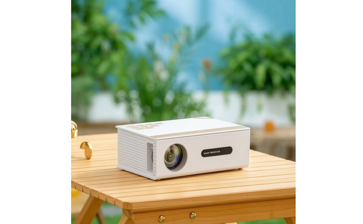 Full HD Smart Display Device with Built-in Speaker Wireless Display Device with Speakers Compact Indoor for Home Theater, Bedroom Movie Nights, Office