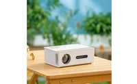 Full HD Smart Display Device with Built-in Speaker Wireless Display Device with Speakers Compact Indoor for Home Theater, Bedroom Movie Nights, Office