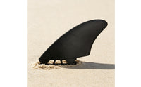 Black Surfboard Tail Fin Streamlined Nylon Fiberglass Fin Plastic Board Accessory