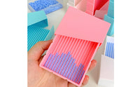 Molded Plastic Sliding Cover Bead Scoop Compact Ribbed Tray Bead Scoop Handheld