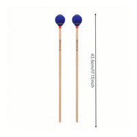 Yarn-Wrapped Marimba Mallets Wooden Vibraphone Mallets Soft Professional for Performance