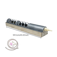 Automatic Chicken Waterer with Buoyant Valve Rustproof Drinking Trough with Buoyant Valve Sturdy Watering System Fresh for Chickens, Farmers