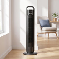 Quiet Floor Fan with Distant Control Wide Oscillation Oscillating Floor Fan 4-Speed Slim for Small Apartment