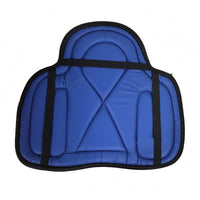 Tourist Saddle Pad  Padded Quilted Saddle Pad Securing Straps