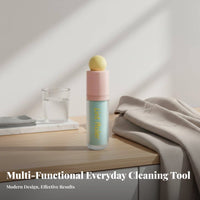 Easy to Clean 2-in-1 Lint Roller Scraper Gentle on Textile S Portable Washable Lint Roller Dustproof Cover for Travelers, Travel, Home