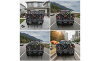 Padded Tailgate Pad with Storage Pockets Protective Cycling Tailgate Pad Reinforced Non-Slip for Cyclists, Mountain Bikers, Outdoor Adventures