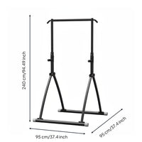 Pull Exercise Station Non-Slip Feet Pull Bar Stand Adjustable Height Home Exercise Station for Indoor