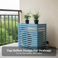 Slatted climate control unit Cover Weather-Resistant Louvered climate control unit Enclosure Multi-Functional Air cooling unit Screen for Homeowners, Gardeners, Patio, Bclimate control unitkyard