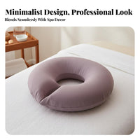 U-Shaped Face Cradle Slow Recovery U-Shaped Face Pillow Pressure Relief Massage Table Headrest Pad for Estheticians, Beauticians, Medical Facility