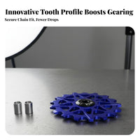 Rear Derailleur Guide Wheel Anodized Aluminum Alloy Rear Derailleur Pulley Cycle Pulley Wheel CNC Machined Effortless Shifting