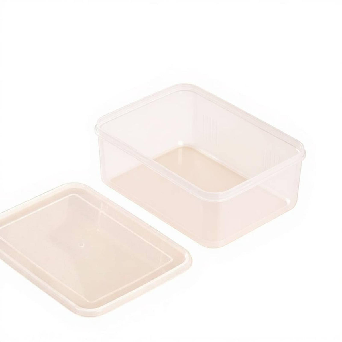 Draining crisper Box Stackable Lidded Produce container Clear View for Home Cooks