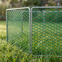 Foldable Outdoor Poultry Enclosure for Chickens, Ducks, and Geese
