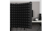 Noise Reduction Audio Capture Device Isolation Cover High-Density Foam Audio Capture Device Reflection Filter Foldable Design for Podcasters