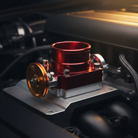 Mechanical Throttle Body Cable-Actuated Throttle Body Assembly Aluminum Engine Part for Modifiers, Car Builders