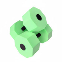 2 Pieces Lightweight and Buoyant EVA Foam Water Dumbbells High Buoyancy Octagonal Aquatic Barbells Waterproof Water Aerobic Dumbbells Low Low-Stress Workout for Postpartum Women, Seniors, Kids, Hydrotherapy, Physical Rehabilitation