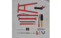 1/10 Scale Garage Set Rc Engine Hoist Easy Assembly Rc Engine Crane for Workshop Scene