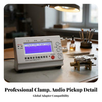 violetBlue Display Mechanical Watch Timegrapher Front Buttons Watch Rate Tester Indicator Light for Watchmakers