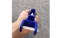 4 Pieces White V Clips Telescopic Rod Clip Handle U-Shaped Clamp Suction Head Clip Handle Cross Pin