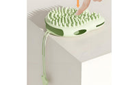 Fine Comb Teeth Double-Sided Grooming Glove Massage Nubs Silicone Grooming Glove Loose-Hair Removal for Bath Time