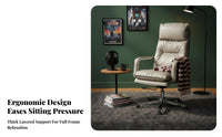 Ergonomic Design Reclining Task Chair with Footrest Adjustable Height rotating Seat Lumbar Support Office Furniture Headrest Included for Remote Workers, Students, video game enthusiasts, Study Room, Studying, Gaming