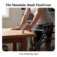 Cycle Chain Breaker Long-Lasting and Sturdy Chain Splitter Tool Cycling Equipment Portable Replaceable Pin for Roadside Repair