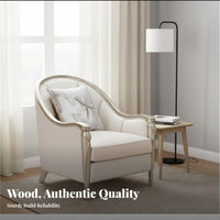 3 Pieces 3 Piece Wooden Frame Couch Set Light Luxury Design Lounge Suite North American design Household Furniture for Families, Living Room, Reception Area