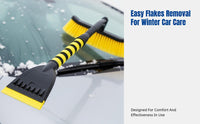 Winter Car Ice Removal Tool, Detachable Multi-Functional Cleaning Brush, ABS, Flexible Rubber Blade