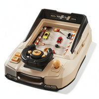 Car Driving Toy with Steering Wheel Dual-modePower Driving Game Toy Obstacle Avoidance Game Interactive Adjustable Volume
