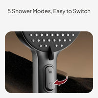 High Pressure Handheld Shower Head, 5 Spray Modes