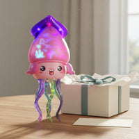 Automatic Obstacle Avoidance Dancing Sea Creature Toy Music and Movement LED Dancing Sea Creature Interactive for Children