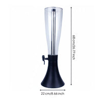 Beer Column Dispenser  Grape Beverage Dispenser Column Transparent Beverage Container