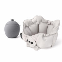 Ice-Silk Inflatable Neck Pillow Storage Container Travel Neck Pillow Lightweight Rest Aid Compact