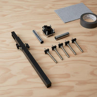 5-Rod Percussion Rack Easy to Install Multiple-Peg Cowbell Stand Bell Chime Stand for Artists
