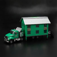 Die-Cast Truck with Detachable House Double-Layer Transformable Truck Toy Metal for Collectors, Kids, Display Case, Desk Decor