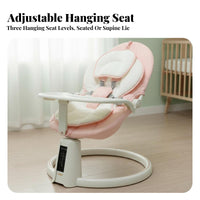 Electric Baby Swaying Cradle Builtbuilt-in Melodies Automatic Swaying Cradle Bed Adjustable Speed Infant Swaying Cradle for Newborns, Infants