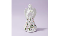 Glowing Flowers LED Angel Figurine Romantic Atmosphere Lighted Flower Angel Statue Special Gift Indoor Lighting Exquisite Craftsmanship for Mothers, Women, Garden, Patio, Memorial