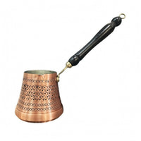 Copper Cezve Tinned Inside Turkish Coffee Pot Copper Coffee Pot Tin Lined Cookware Metal Hanging Loop for Direct Flame