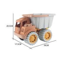 Portable Beach Toy Set Sturdy Materials Beach Container and Shovel Set Large Wheels Kids Sand Toy Collection Mesh Bag Included for Toddlers