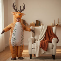 Inflatable Reindeer Costume Christmas Inflatable Reindeer Costume Full-Body for Halloween, Cosplay